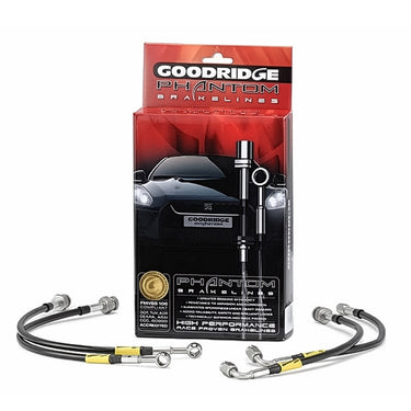 Goodridge Phantom brake lines packaging with brake lines displayed in front